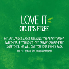 Truvia Sweet Complete frosting bowl illustrating smooth, calorie-free icing options.