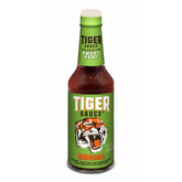 Try Me Tiger Sauce bottle ready for grilling flavor boost