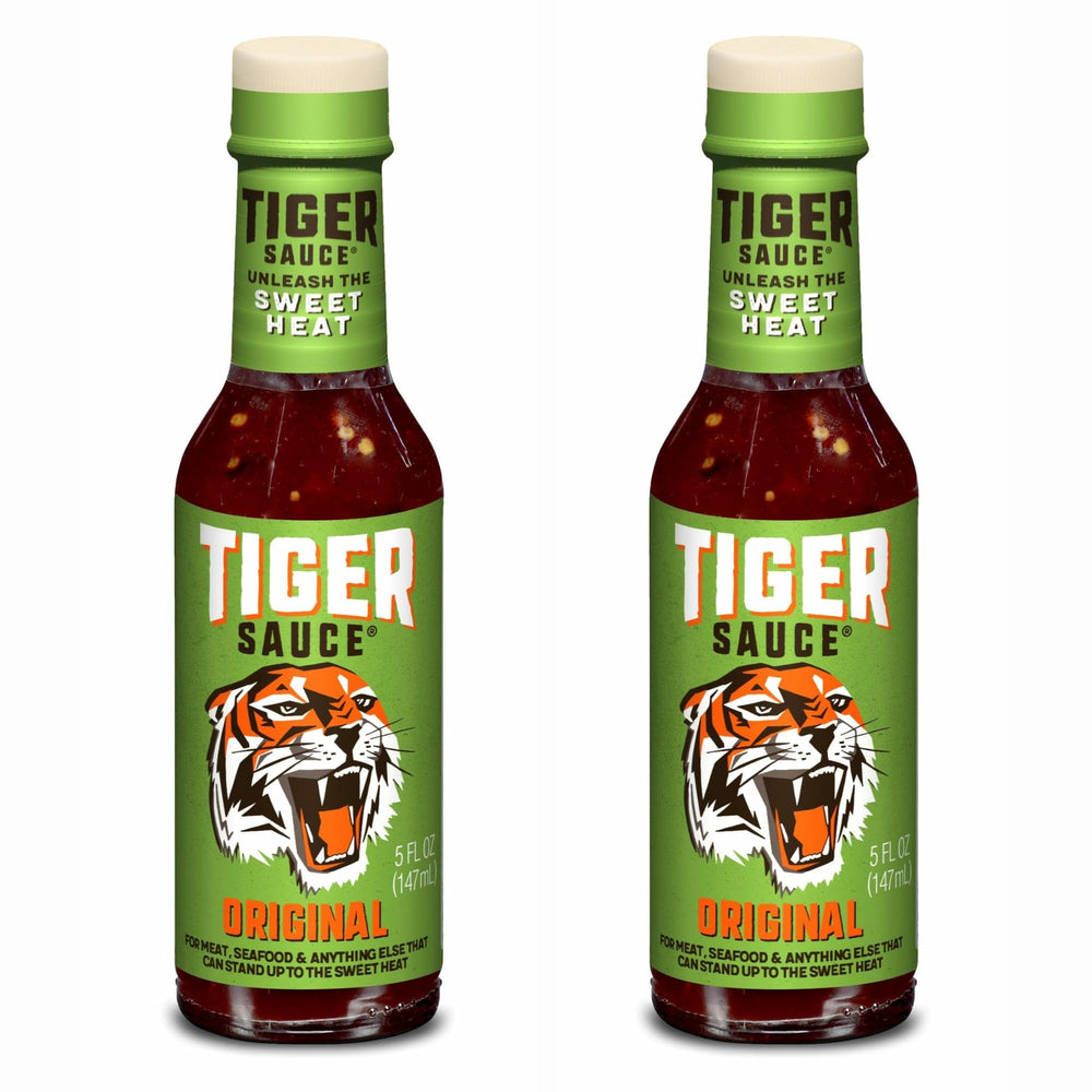 Try Me Tiger Sauce bottle front view showing bold flavor for meals