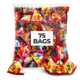 TULLIPAK jelly bean triangular-pack display with 75 mini bags for event favors.