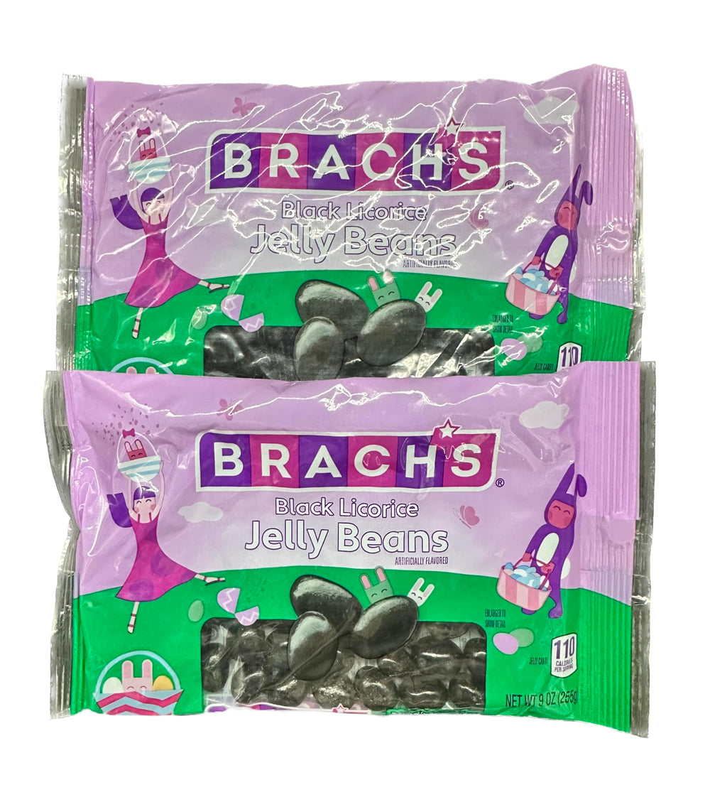Tundras Candy Easter Black Licorice Jelly Beans pack view for sharing and gifting