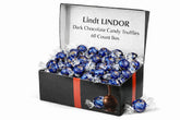 Tundras Dark Chocolate LindtTruffles gift box closed, ideal for gifting.