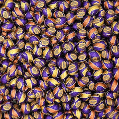 Tundras Easter milk chocolate caramel mini eggs, 48-count, neatly wrapped for gift baskets and sharing moments.