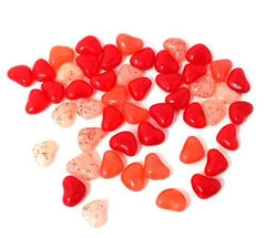 Tundras Jelly Hearts color assortment highlighting red, white and pink hues for Valentine's snacking.