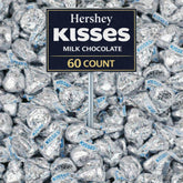Tundras Kisses milk chocolate in silver foil wrap packaging, ideal for celebrations.