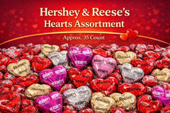Tundras pink Cookies 'n' Creme hearts in foil, festive crunch with creamy chocolate