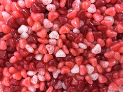 Tundras Valentine’s Day Jelly Hearts strawberry flavor close-up, romantic treat for celebrations.