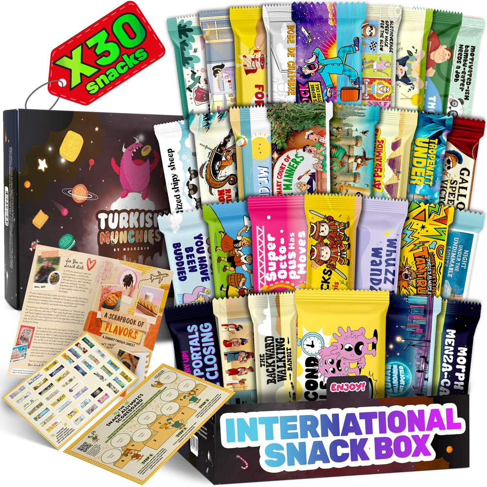 Turkish Munchies Maxi International Food Hamper box-front showcases gift-ready packaging.