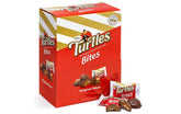 Turtles Original Bite-Size Candies pecan bite close-up, quick indulgence.