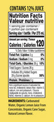 Tuscanini Premium Italian Lemonade glass bottle, ideal for entertaining guests