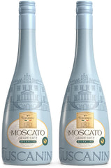 Tuscanini Sparkling Moscato bottle on a table, perfect for celebrations.