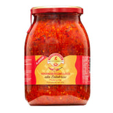 TUTTOCALABRIA crushed Calabrian chili pepper jar, ideal for sandwiches.