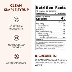 TUTURU Brown Sugar Agave Simple Syrup pour enhances coffee and cocktails with authentic depth.