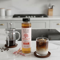 TUTURU Peppermint cocktail mixer showcases versatile drink flavor.