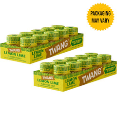 Twang Lemon Lime snack salt shaker provides portable flavor boost for anytime.
