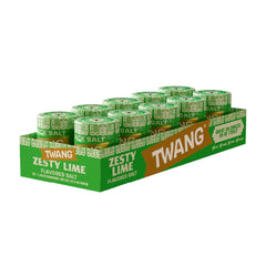 Twang Lime Snack Salt bottle pour adds portable lime flavor to snacks on the go.