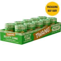 Twang Lime Snack Salt on fruit slice boosts natural sweetness with a tangy twist.