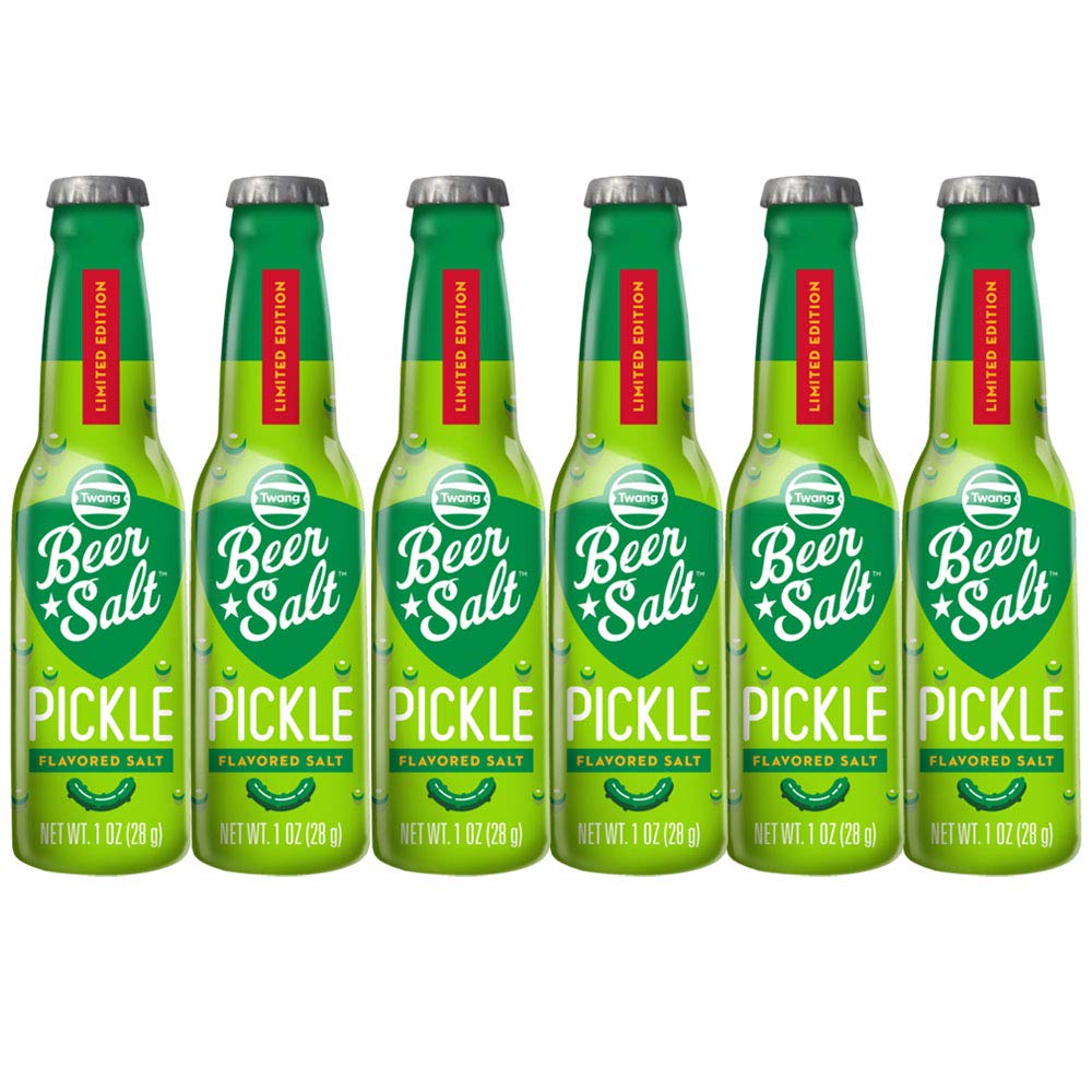 Twang Pickle Beer Salts bottle pour adds a zesty pickle note to your beer