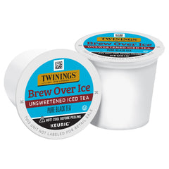 Twinings black tea pod close-up highlights aroma and premium quality.