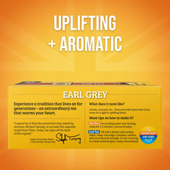 Twinings Earl Grey with citrus and bergamot aroma for a bright, flavorful cup.