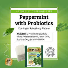 GanedenBC30 probiotic in Twinings tea endures boiling water.