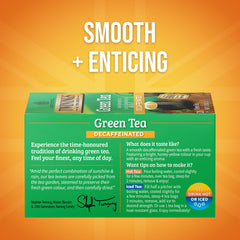 Twinings green tea aroma highlights a fresh, inviting scent in every brew.