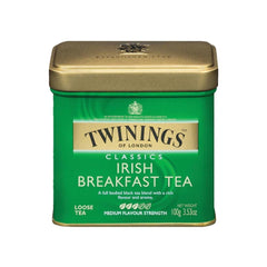 Twinings Irish Breakfast tea leaves ready to brew for a bold morning.