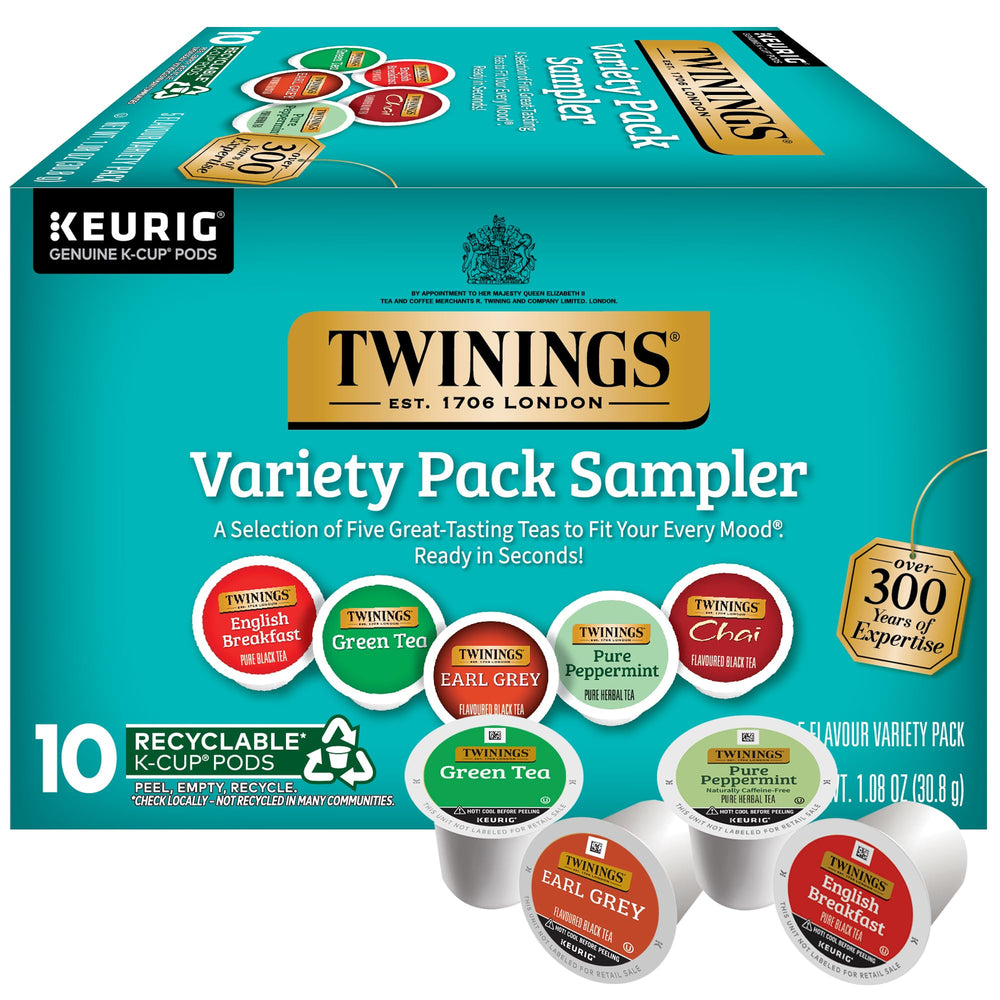 Twinings English Breakfast K-Cup pod for a bold morning pick-me-up