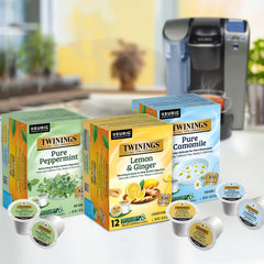 Twinings tea pods for Keurig brewers ready for quick hot or iced cups