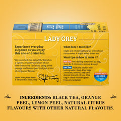 Brewing Twinings Lady Grey on a cozy tray creates a comforting moment.