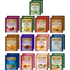 Twinings variety pack front view with 26 tea bags for flavor exploration