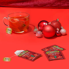 Winter Spice tea bag by Twinings ready to brew