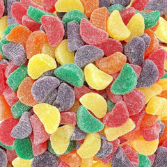 TwistedTreatz Fruit Slices jelly candy, sugar-dusted, ideal party snack