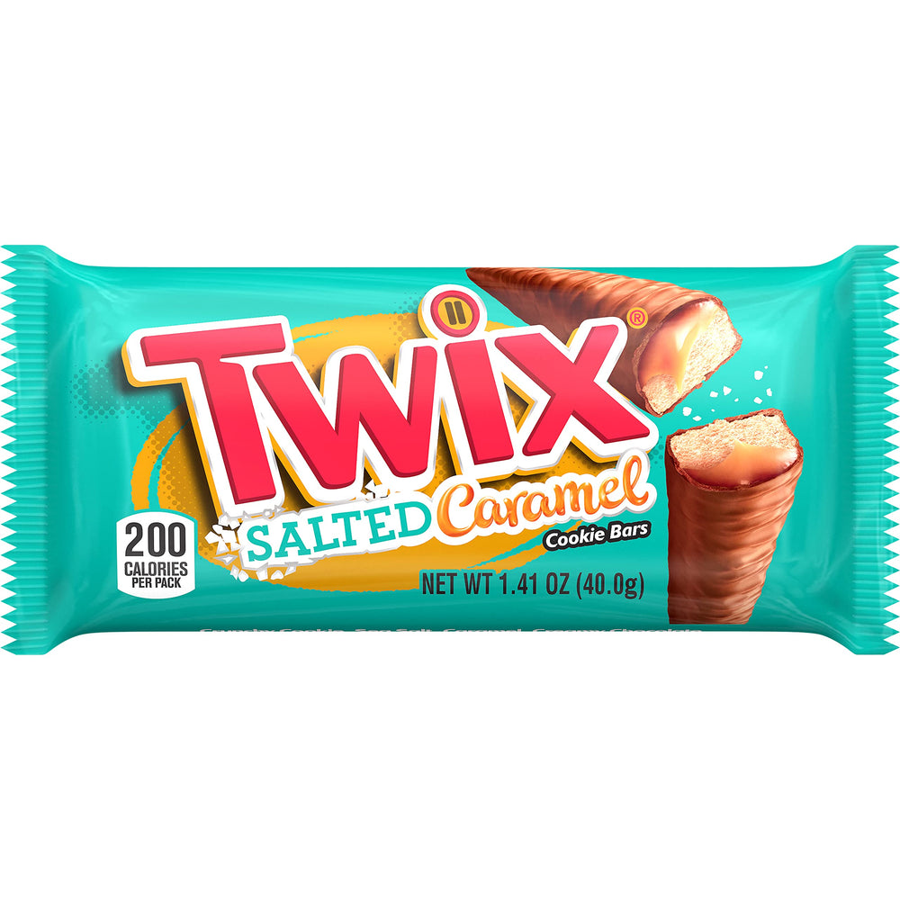 TWIX Salted Caramel cookie bars bulk carton for sharing at offices or gatherings