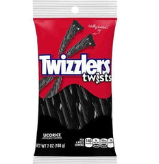 Twizzlers black licorice twists 5 oz bags ready for sharing during events