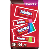 Twizzlers bulk party pack 46oz front view, ideal for gatherings and movie nights.