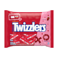 Twizzlers Valentine tag on pack for gifting.