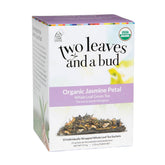Two Leaves and a Bud jasmine tea pyramid sachets for a fragrant brew