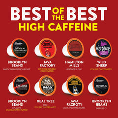Two Rivers Coffee Brooklyn Cyclone double caffeinated pod for a quick pick-me-up