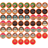 Two Rivers Coffee Chocolate Overload pods on display, ideal for home tastings.