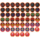 Two Rivers Coffee dark roast pods for a bold, convenient brew.