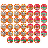 Two Rivers Coffee ice cream flavored pods sampler, showcasing nostalgic flavors for Keurig brewers