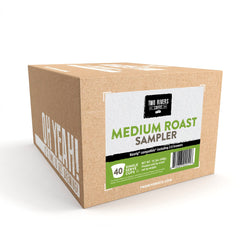 Two Rivers Coffee medium-roast-pods-pack showcases smooth, balanced flavors for quick cups.