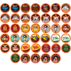 Two Rivers hot chocolate variety pack pods for cozy cups.