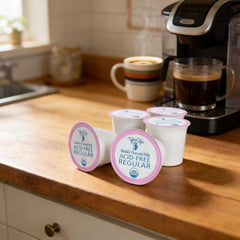 Brewed Tyler's Coffee cup releasing rich aroma in a mug