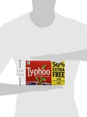 Individually wrapped Typhoo teabags ensure freshness with every cup.