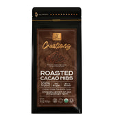 U Chocolate Organic Cacao Nibs 16oz bag highlights premium nib quality for healthy snacking.