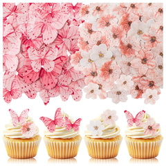 UAYVEBS cherry blossom flower topper for cakes adds spring charm