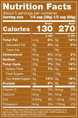 Packaging of Udi's Gluten Free Au Naturel Granola shows dairy-free and egg-free ingredients