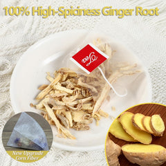 ULTHMOK ginger root close-up highlighting natural freshness